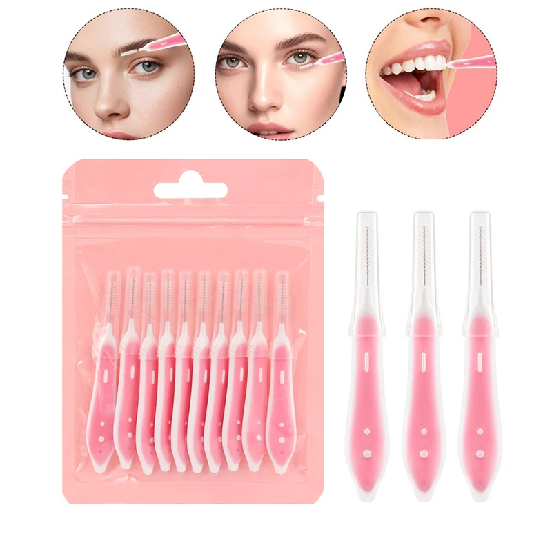 Eyelash Extensions - 10 Buah Kuas Alis Mini Kuas