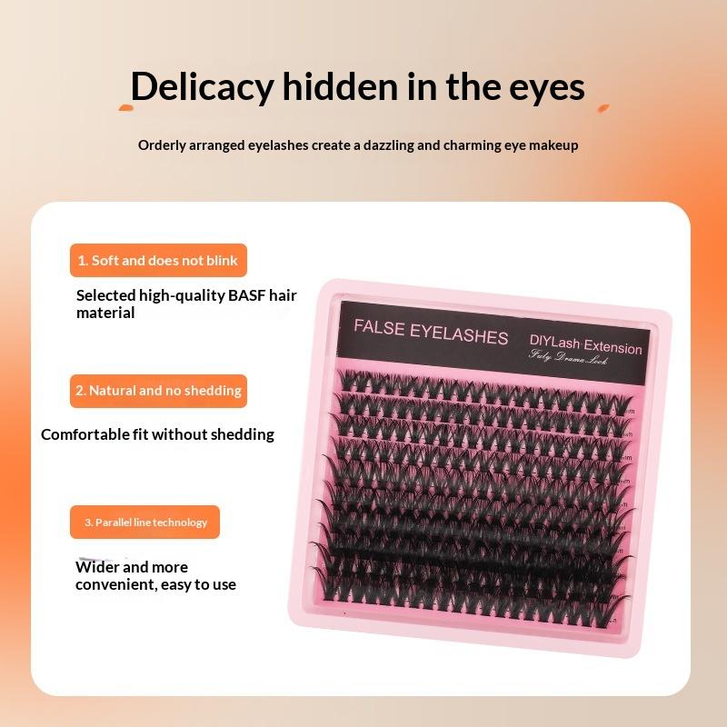 Eyelash Extensions - Bulu Mata Tebal Lembut 10 Baris