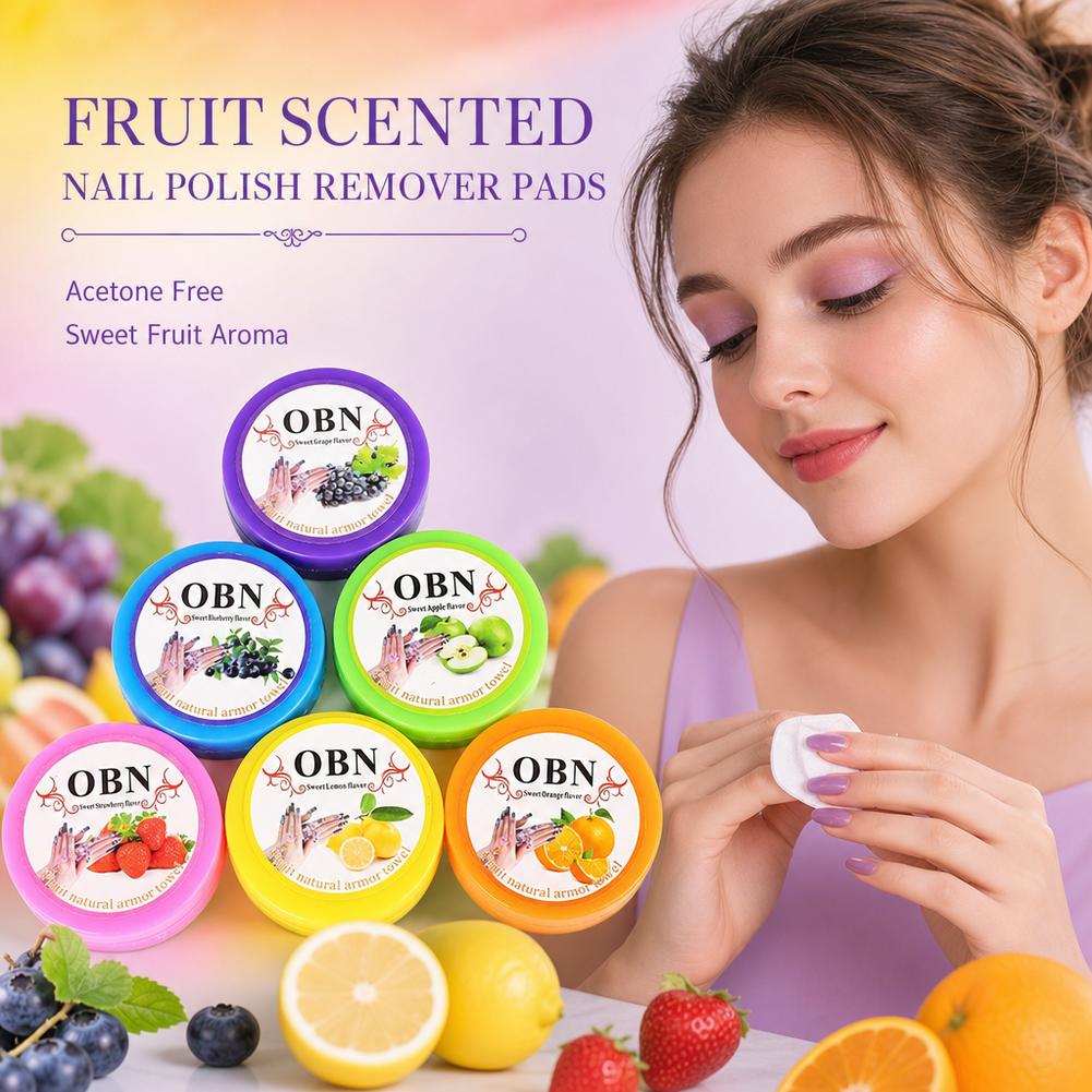 Eyelash Extensions - Kain Pembersih Cat Kuku Aroma Bunga,