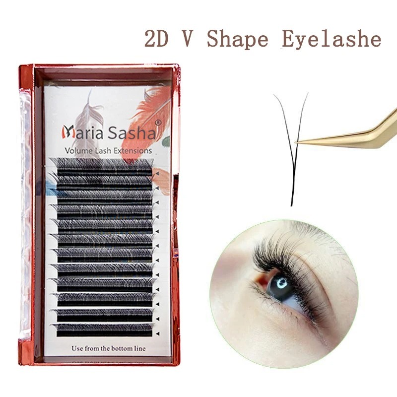 Eyelash Extension For Asian Eyes - MARIA 2D Y Bentuk Bulu Mata