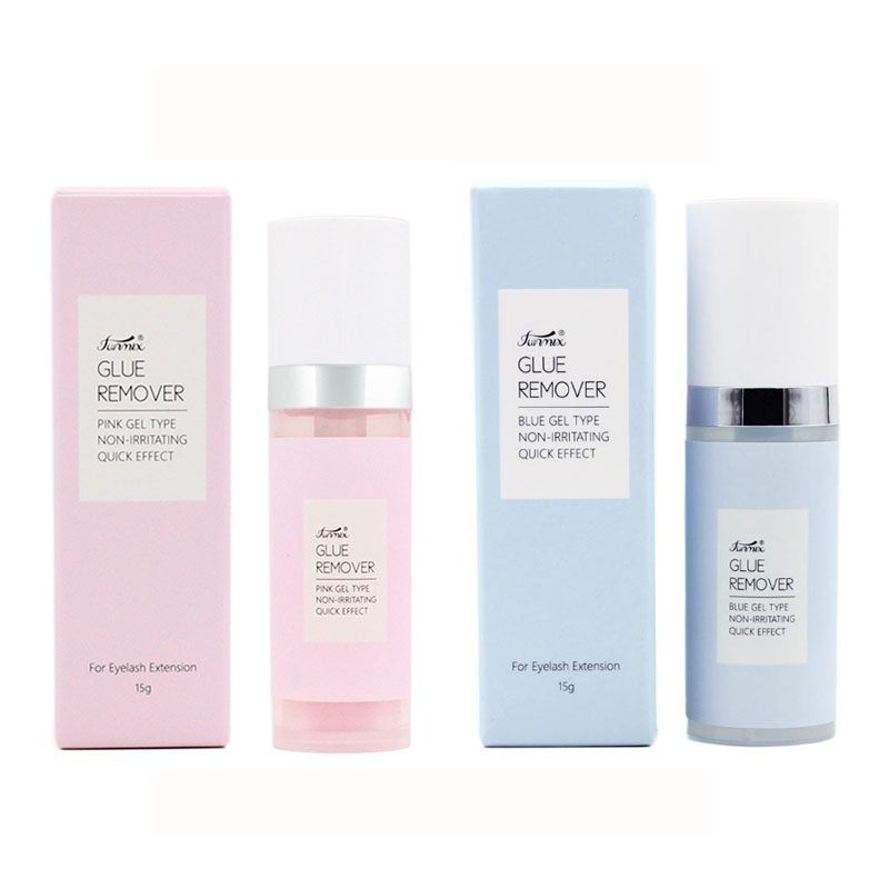 Eyelash Extension Remover Gel - Penghilang Gel merah muda/Biru 15g, untuk
