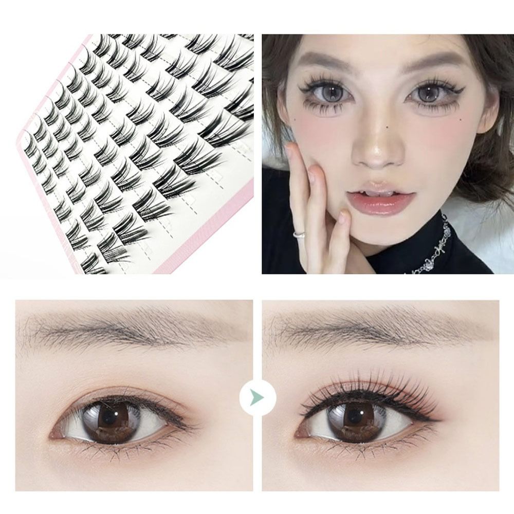 Bulu Mata Palsu 12mm Cat Eye F - Eyelash Extension Wet Look ulasan dan harga