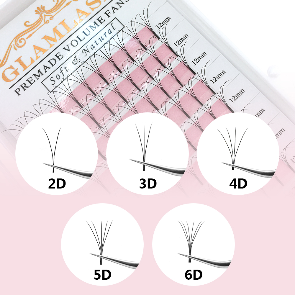 GLAMLASH 2D-6D bulu mata palsu - Eyelash Extension Korea Natural ulasan dan harga