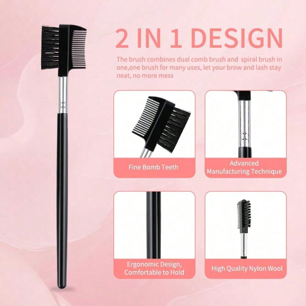 1 Buah Sisir Bulu Mata & Sikat - Eyelash Extensions ulasan dan harga