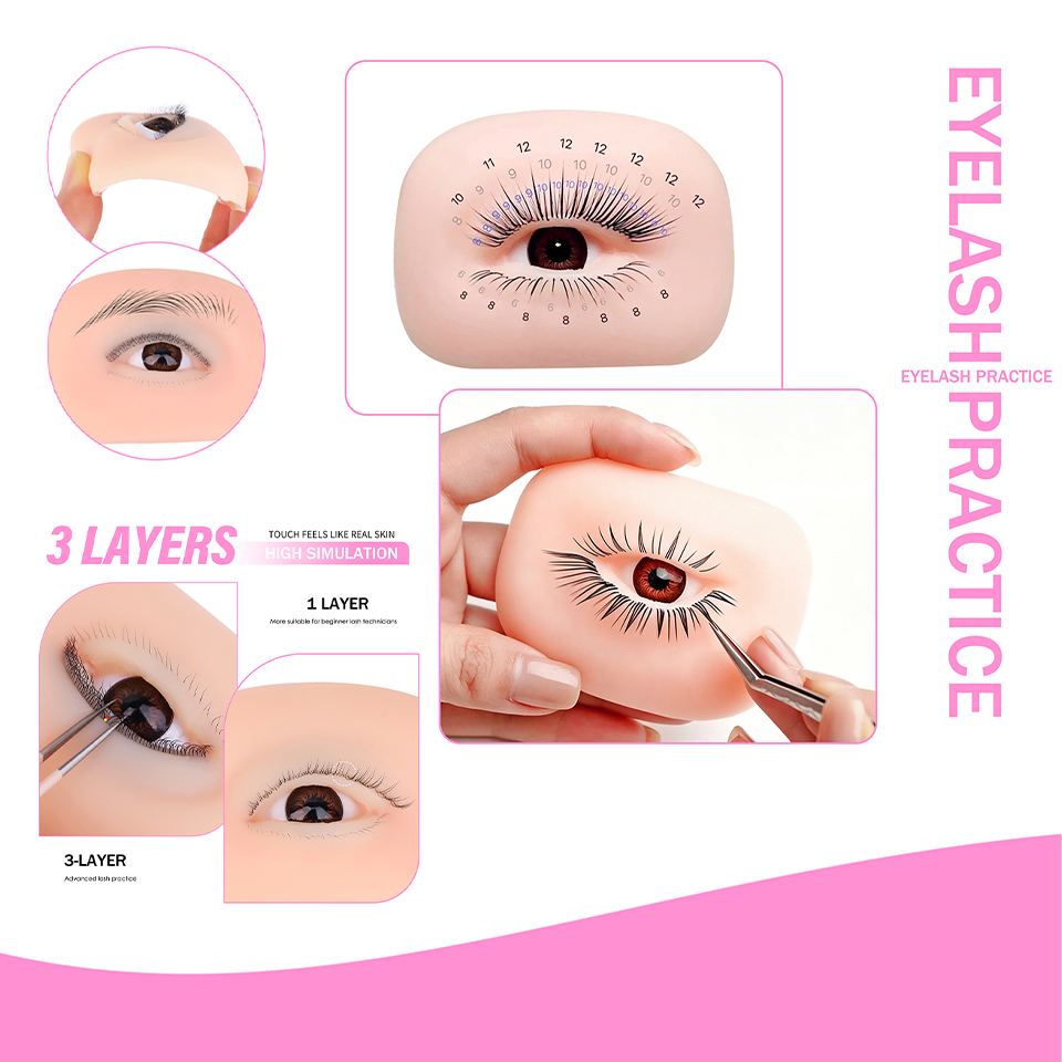 Alat Rias Mata Silikon Simulas - Eyelash Extension Aftercare ulasan dan harga