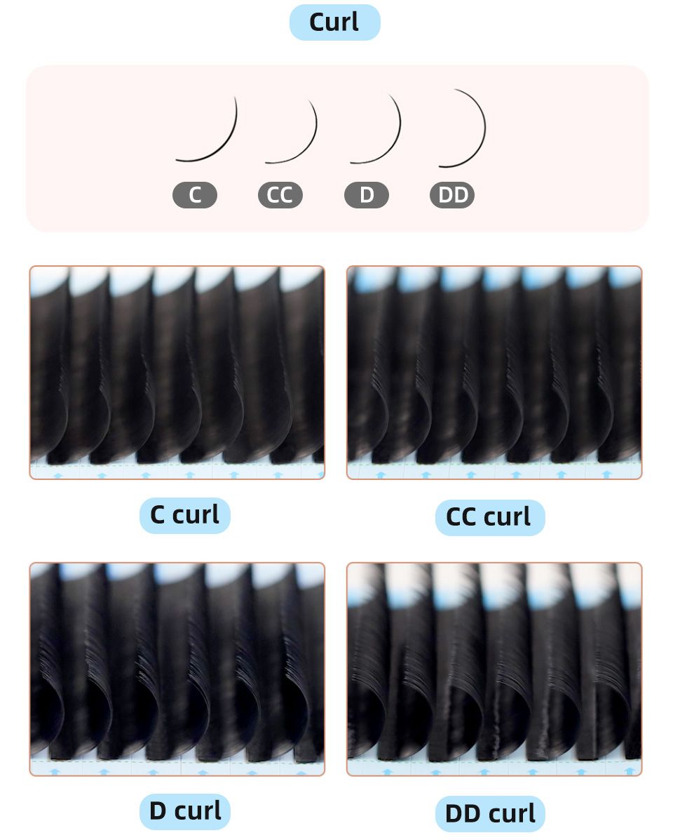 AGUUD J B C D Curl Volume Lash - Eyelash Extension Korea Natural ulasan dan harga