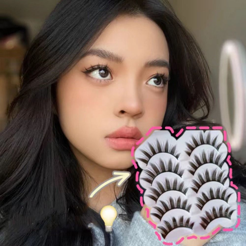 Bulu Mata Palsu Natural Wet Lo - Eyelash Extension Wet Look ulasan dan harga