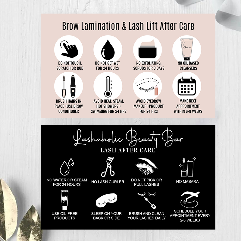 Kartu Loyalitas Ekstensi Bulu  - Eyelash Extension Aftercare ulasan dan harga