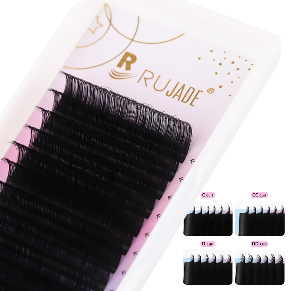 RUJADE Ekstensi Bulu Mata Volu - Eyelash Extension Korea Natural ulasan dan harga
