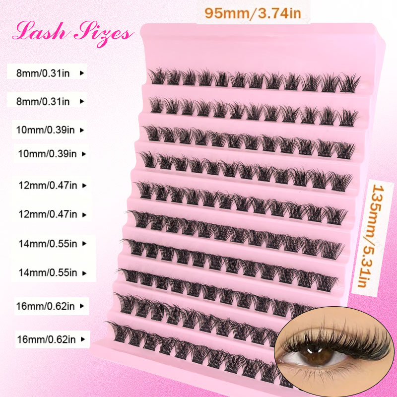 Kit Ekstensi Bulu Mata DIY Clu - Eyelash Extension For Asian Eyes ulasan dan harga