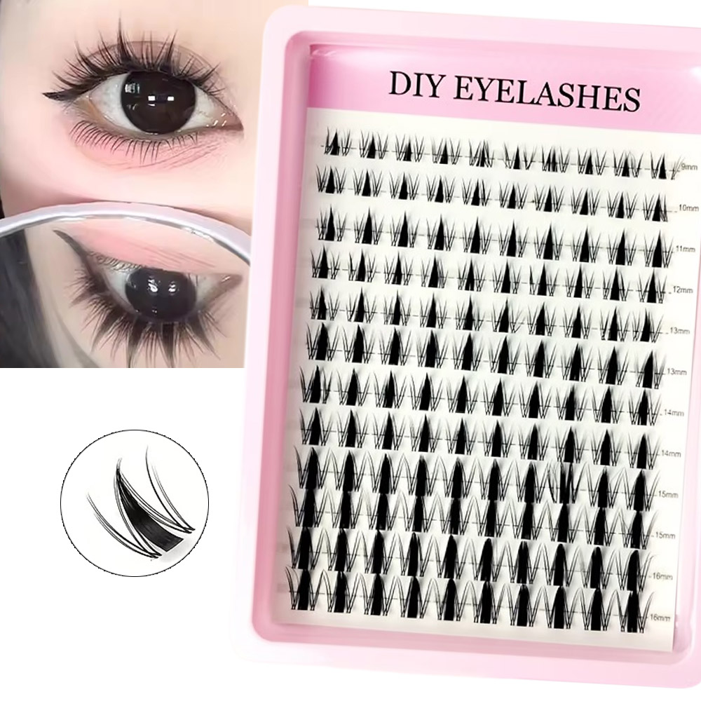 120 pcs Bulu Mata Fairy 8-16mm - Eyelash Extension Wet Look ulasan dan harga