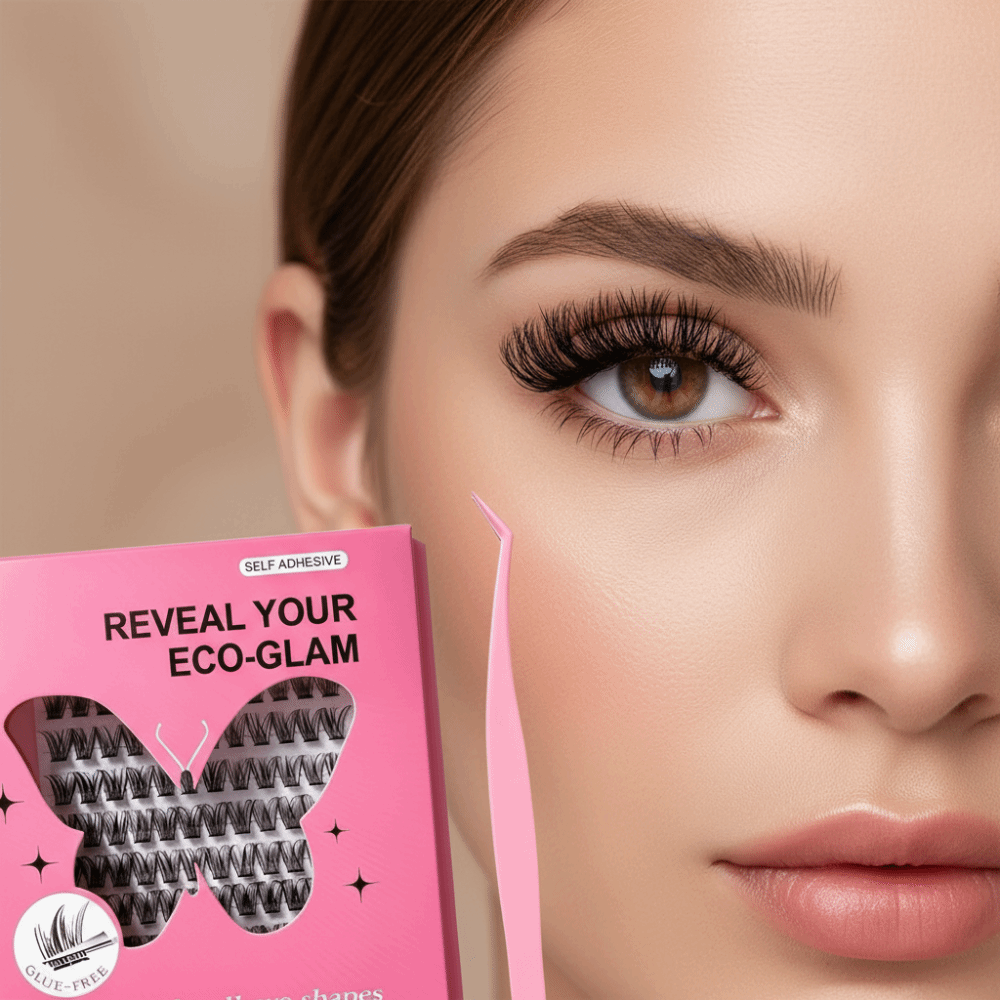 Kit Ekstensi Bulu Mata Alami D - Eyelash Extensions ulasan dan harga
