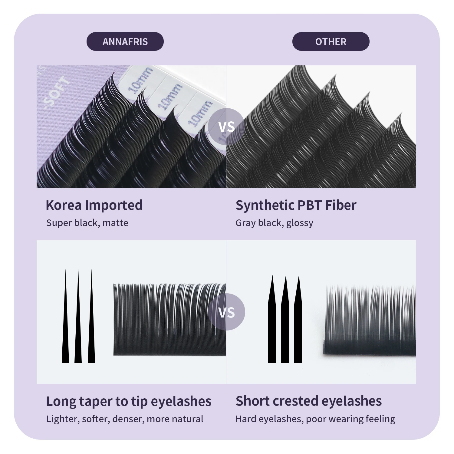 ANNAFRIS Ekstensi Bulu Mata In - Eyelash Extension Korea Natural ulasan dan harga