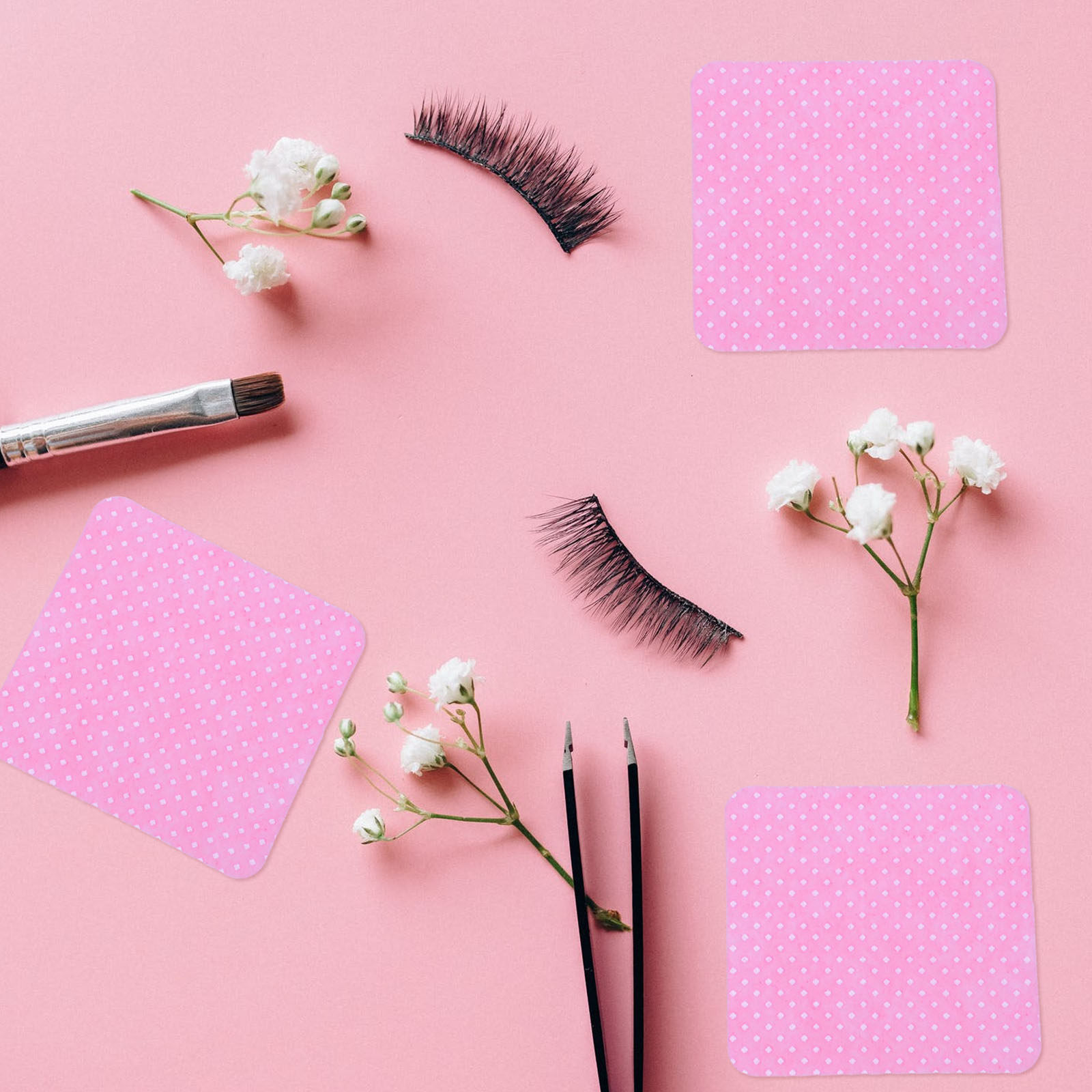 600Pcs Kain Lap Katun Pembersi - Eyelash Extensions ulasan dan harga