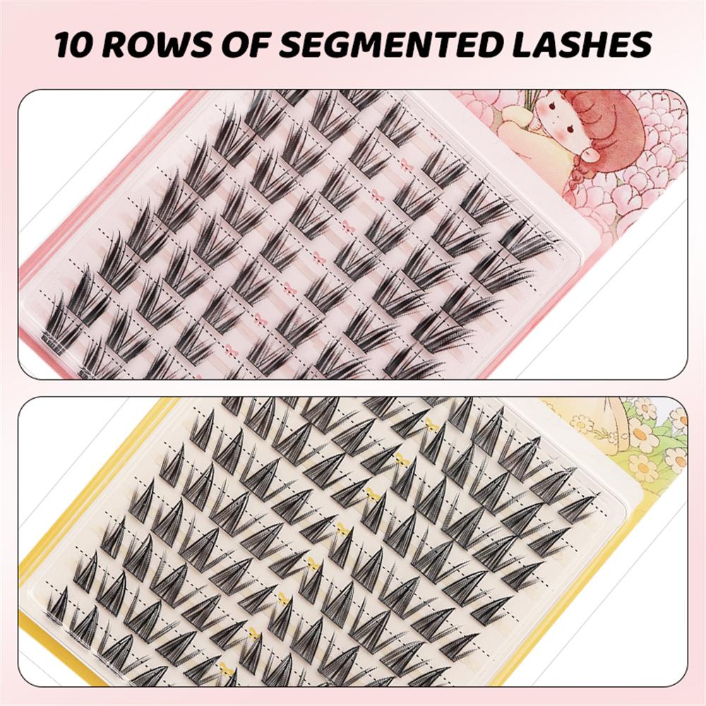 60/100 Buah Cluster Bulu Mata  - Eyelash Extension Wet Look ulasan dan harga